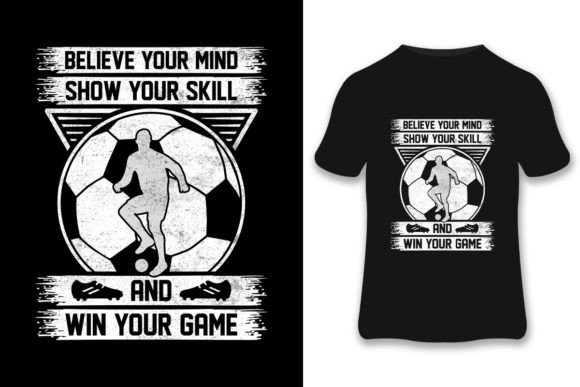 Believe Your Soccer T-shirt: A Versatile Graphic for Local Brands