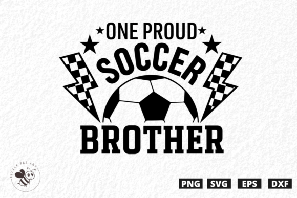 One Proud Soccer Brother: A Versatile Embroidery Design