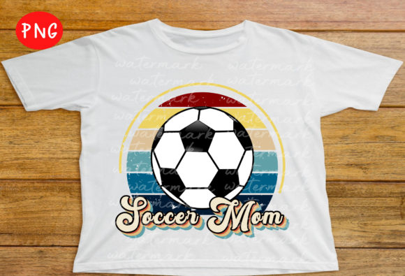 Retro Soccer Mom Png: A Versatile T-Shirt Design Graphic