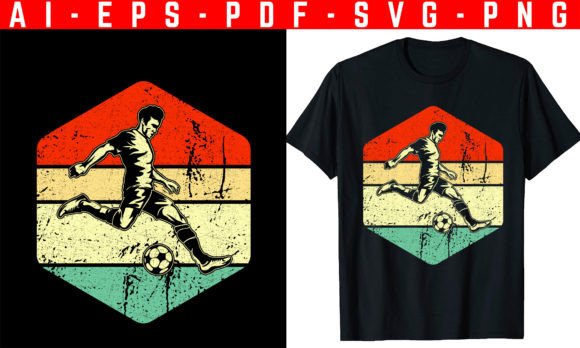Review: Soccer Football T-Shirt Design for Graphics and T-Shirt Designs