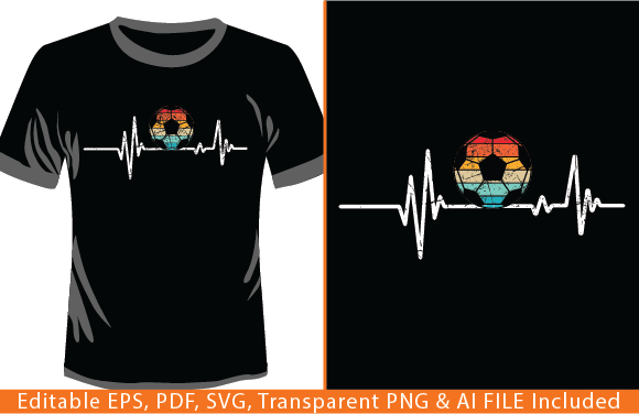 Reviewing Soccer Heartbeat for T-Shirt Designs and Graphics