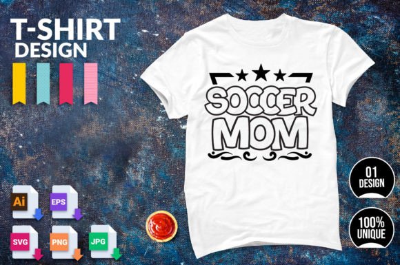 Reviewing Soccer Mom T-Shirt Embroidery Design
