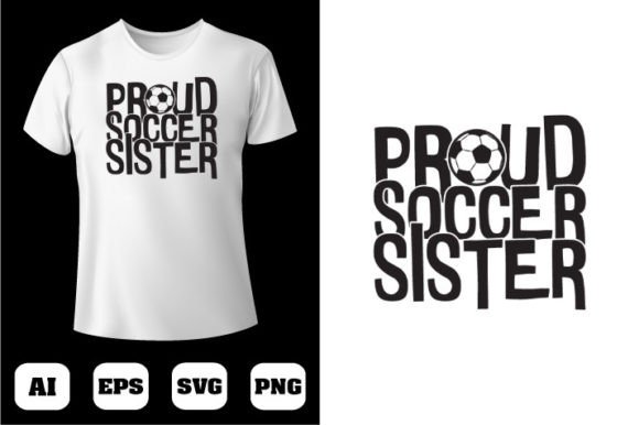 Soccer T-shirt Design 152: A Versatile Graphics Asset