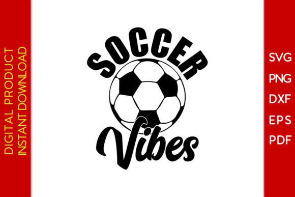 Soccer Vibes: A Dynamic Graphics Solution for T-Shirt Designs